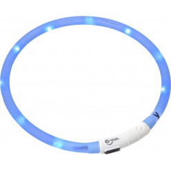 ОШЕЙНИК С 3 УРОВНЯМИ СВЕТА, Голубой цвет 