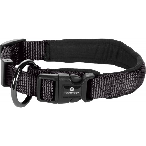 ОШЕЙНИК нейлоновый ЧЁРНЫЙ L (50-55см)