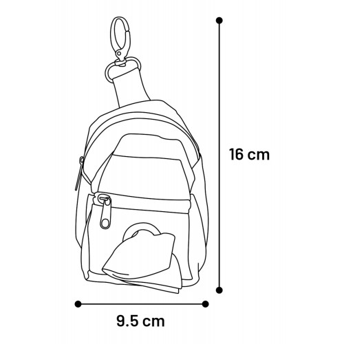 Сумка для лакомств и кульков черная