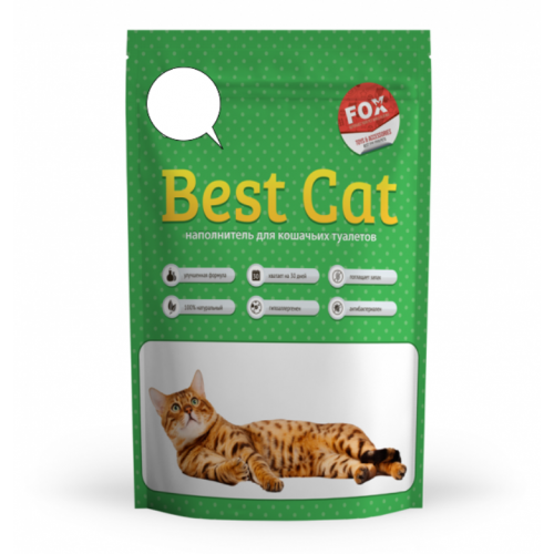 Силикагелевый наполнитель Best Cat Яблоко 