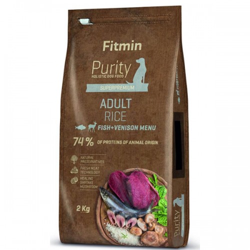 Fitmin Dog Purity Adult Rice, Fish & Venison