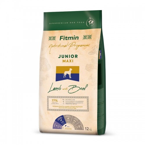  Fitmin Maxi Junior Lamb With Beef