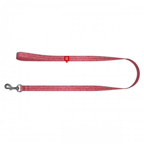Поводок WAUDOG Re-cotton, красный  300 cm, 20 mm