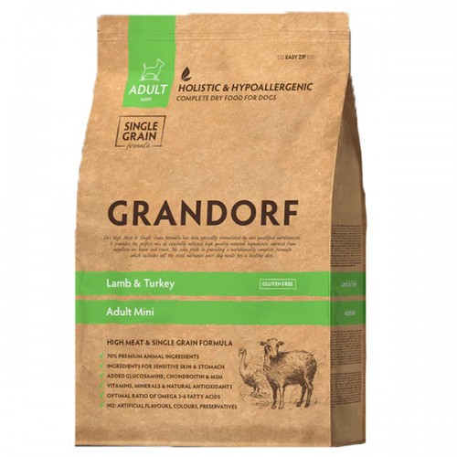 GRANDORF Lamb&Turkey Adult Mini