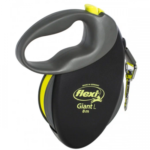 Поводок-рулетка для собак Flexi Giant черный XL (8m)