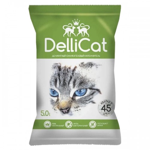 Силикагелевый наполнитель DelliCat - яблоко