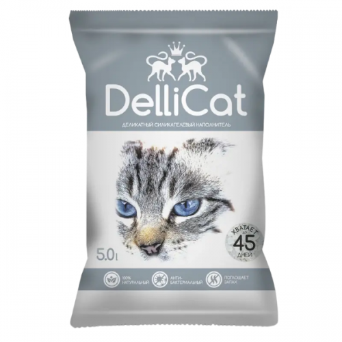 Силикагелевый наполнитель DelliCat - цветочный