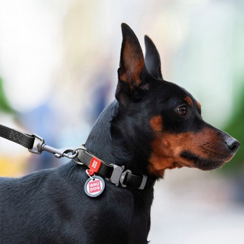 Поводок WAUDOG Waterproof, водостойкий, цвет черный S 1,8 м