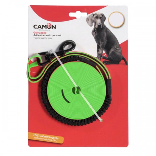 Camon Длинный тренировочный поводок, зеленый, 10 м