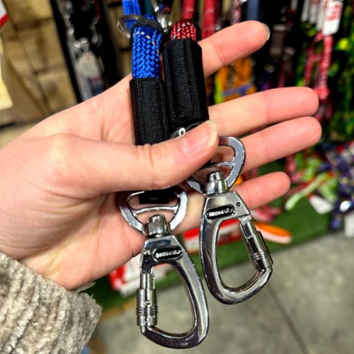 Camon Тренировочный светоотражающий поводок, синий, 2м x 12мм