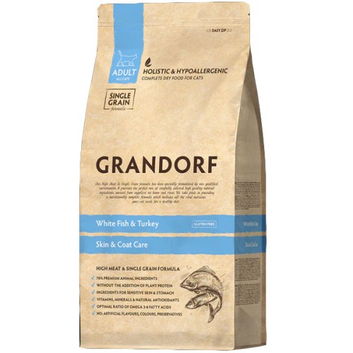 Grandorf Cat White Fish Skin&Coat Care