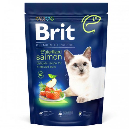 Brit Premium by Nature Cat Sterilized with salmon