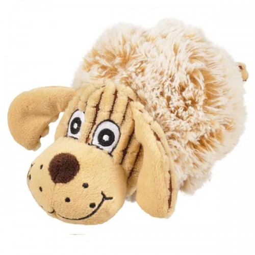 Игрушка плюшевая с мячом - буйвол/слон/собака 