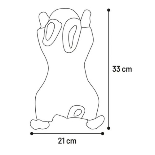 Игрушка плюшевая - кролик FORRE, светло-коричневый L