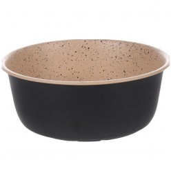 Миска для корма и воды DIMI, черная (15,7см / 1930мл)