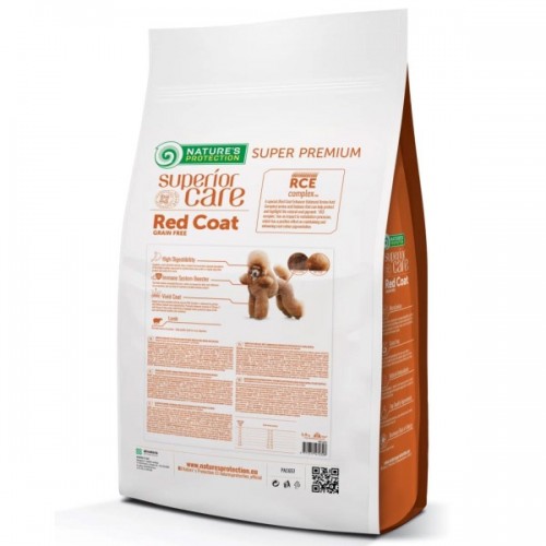 Nature's Protection Superior Care Red Coat GF Small and Mini Adult - lamb