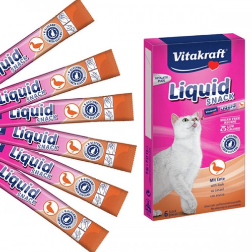 Лакомство для кошек Vitakraft Liquid - duck