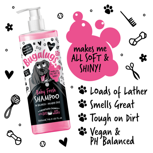 Гипоаллергенный Шампунь для щенков Bugalugs Shampoo Baby Fresh