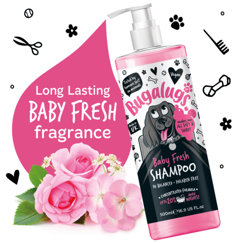 Гипоаллергенный Шампунь для щенков Bugalugs Shampoo Baby Fresh