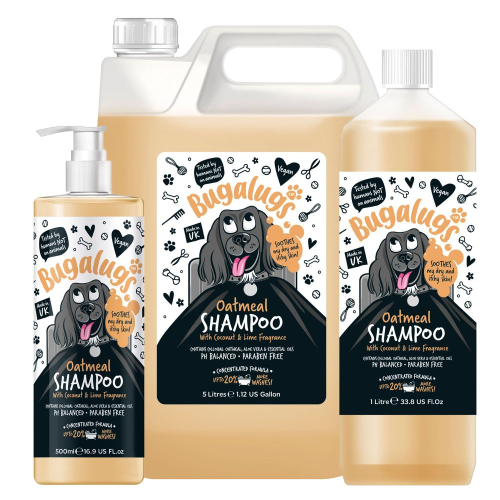 Bugalugs Shampoo Oatmeal , Успокаивает сухую, раздраженную и зудящую кожу.