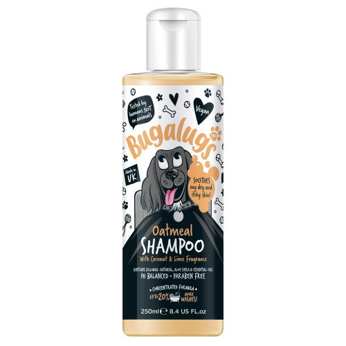 Bugalugs Shampoo Oatmeal , Успокаивает сухую, раздраженную и зудящую кожу.