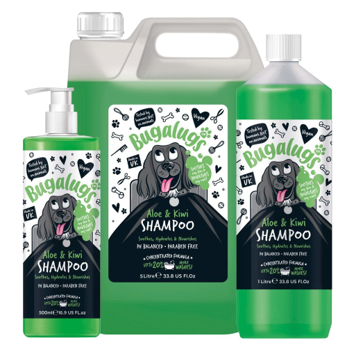 Bugalugs Shampoo Aloe & Kiwi Успокаивающий шампунь
