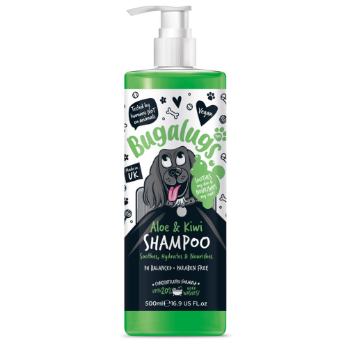 Bugalugs Shampoo Aloe & Kiwi Успокаивающий шампунь
