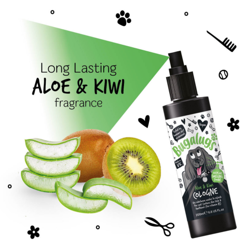 Дезодорирующий парфюм Алоэ и Киви Bugalugs Cologne Aloe & Kiwi 200ml