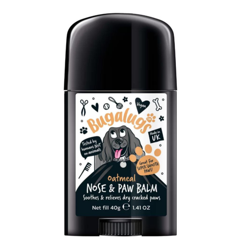 Bugalugs Oatmeal Nose & Paw Balm, Бальзам для носа и лап с овсянкой для собак