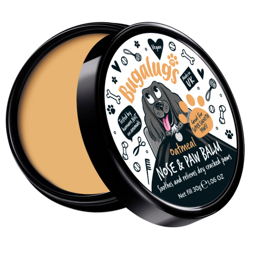 Bugalugs Oatmeal Nose & Paw Balm, Бальзам для носа и лап с овсянкой для собак
