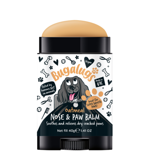 Bugalugs Oatmeal Nose & Paw Balm, Бальзам для носа и лап с овсянкой для собак