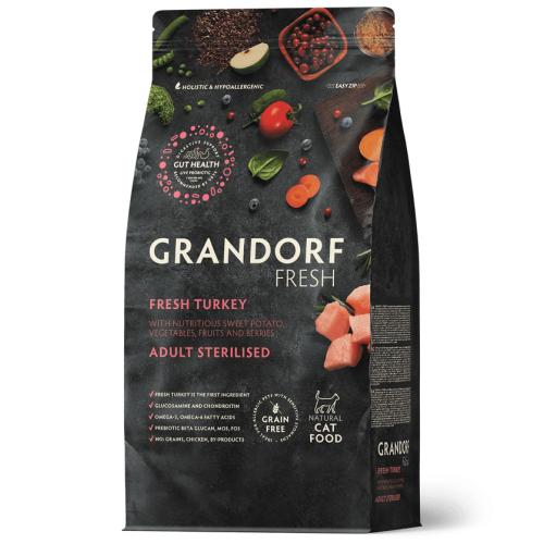 Grandorf Fresh Turkey Adult Cat Sterilised