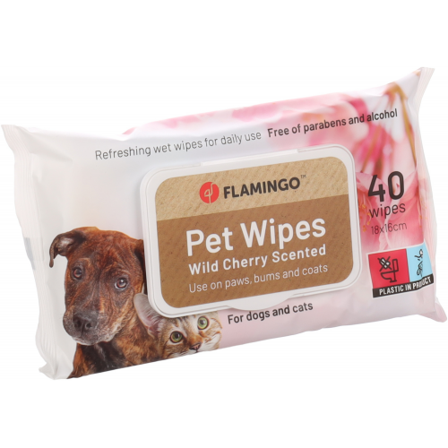 Flamingo Салфетки для ухода Reini с ароматом цветков дикой вишни