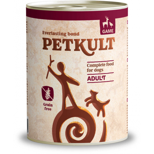 Консерва  Petkult Adult Dog Game с дичью 800G