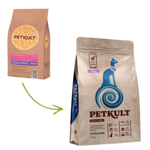 Petkult Cat Sterilised Rich in duck Duck & Chicken 