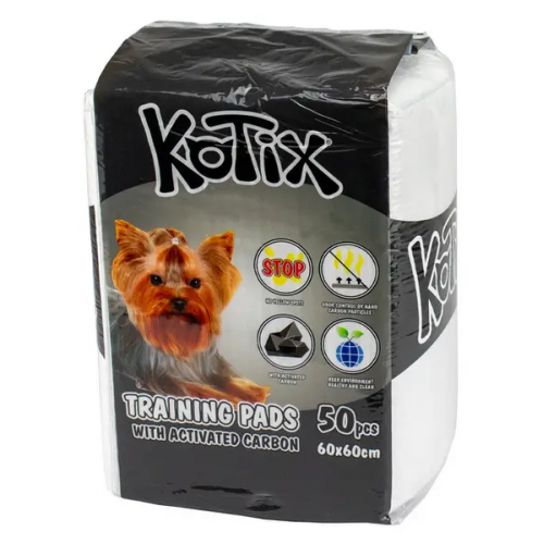KOTIX пеленки с углем 60×60 уп 50шт
