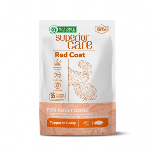 Nature's Protection Superior Care Dog Adult Red Coat with Tuna