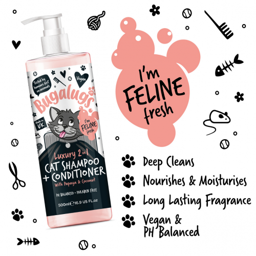 Luxury 2 in 1 Cat Shampoo & Conditioner