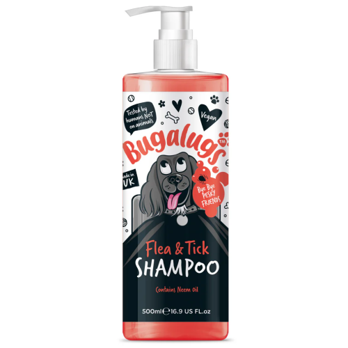 Шампунь против блох и клещей с маслом нима 500 ml Bugalugs Flea and Tick Dog Shampoo with Neem Oil  