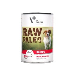 Raw paleo monoprotein puppy beef 400 gr