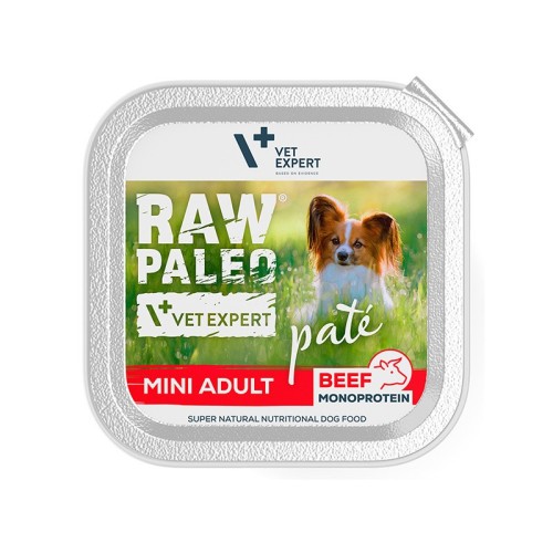 Raw paleo mini adult pate monoprotein beef 150 gr
