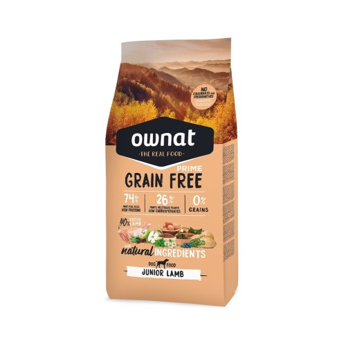 Ownat Grain Free Prime Junior Lamb Dog