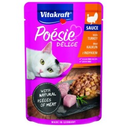 Влажный Корм для кошек Vitakraft Pouch turkey
