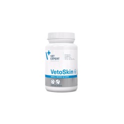 Vetexpert Vetoskin Small Breed & Cats – Skin and Coat Support for Dogs and Cats 60 capsules