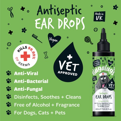 Bugalugs Ear Antiseptic Drops 200ml