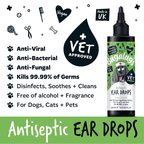 Bugalugs Ear Antiseptic Drops 200ml