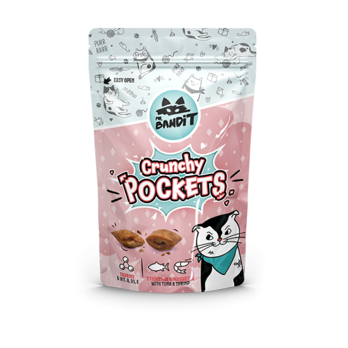 Mr.Bandit Crunchy Pockets – tuna&shrimp 40g