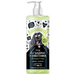 Bugalugs Zingy Shampoo , С грейпфрутом и апельсином мягко очищает, тонизирует и увлажняет.