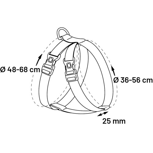 Шлея dOG SAFETY ЧЕРНЫЙ M