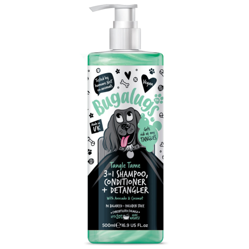 Шампунь, кондиционер 3 in 1 для распутывания волос Авокадо и кокос Bugalugs Shampoo Tangle Tame 3-in-1 Conditioner & Detangler Avocado & Coconut
